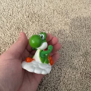 McDonald's + Nintendo Super Mario Happy Meal Toy Yoshi Running on a Cloud